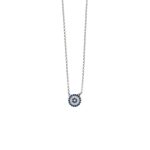 Round Evil Eye Necklace - Sterling Silver 925 - Image 3