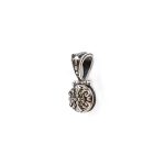 Byzantine Aquamarine Swarovski Pendant - Image 3