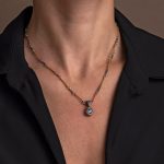 Byzantine Aquamarine Swarovski Pendant - Image 2