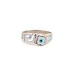 Meander Flower Ring - 925 Sterling Silver