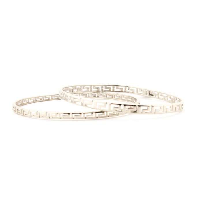 Βραχιόλι Bangle Μαίανδρος - Ασήμι 925 Επιχρυσωμένο - Image 3
