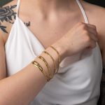Greca Link Bracelet - Sterling Silver and Gold Plated - Image 2