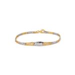 Meander-Greek Key Link Bracelet – Gold Plated and Sterling Silver - Image 4