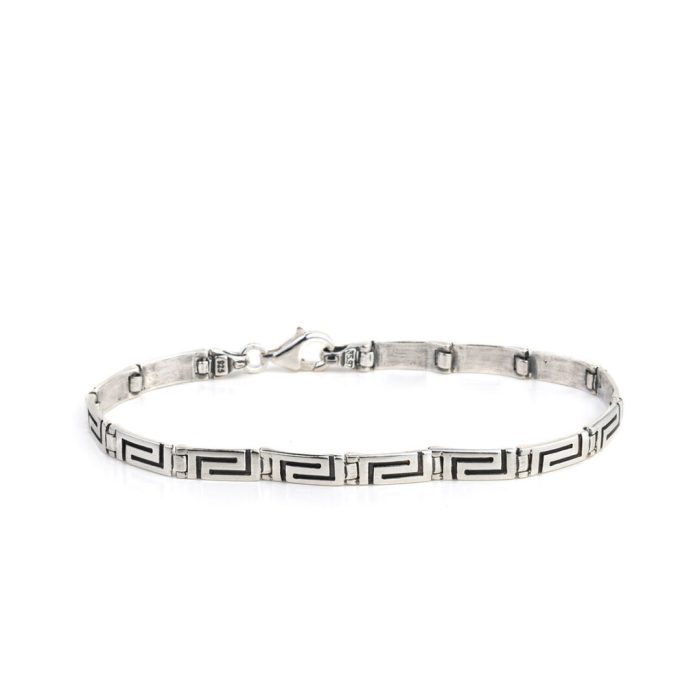 Greca Link Bracelet - Sterling Silver - Image 2
