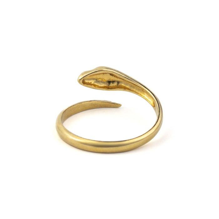 Snake Gold Plated Ring - Image 3