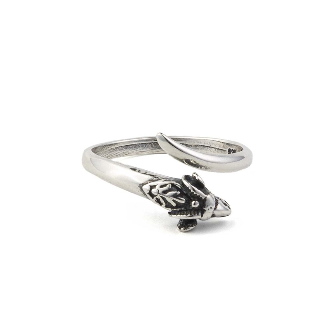 LI-DA-09879005-D586|LI-DA-09879005-D586b|package-roots Silver Ram Ring