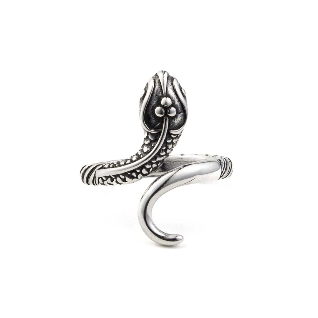 LI-DA-09891006-D10|LI-DA-09891006-D10c|LI-DA-09891006-D10b|package-roots Silver Serpent Ring - Sterling Silver