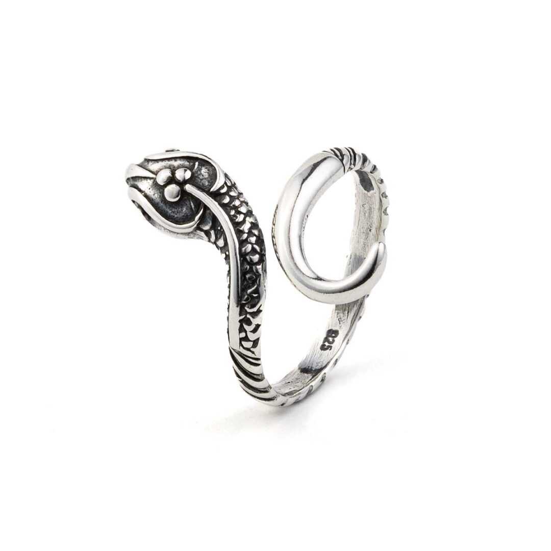 LI-DA-09891006-D10c|LI-DA-09891006-D10b|package-roots Silver Serpent Ring - Sterling Silver - Image 2