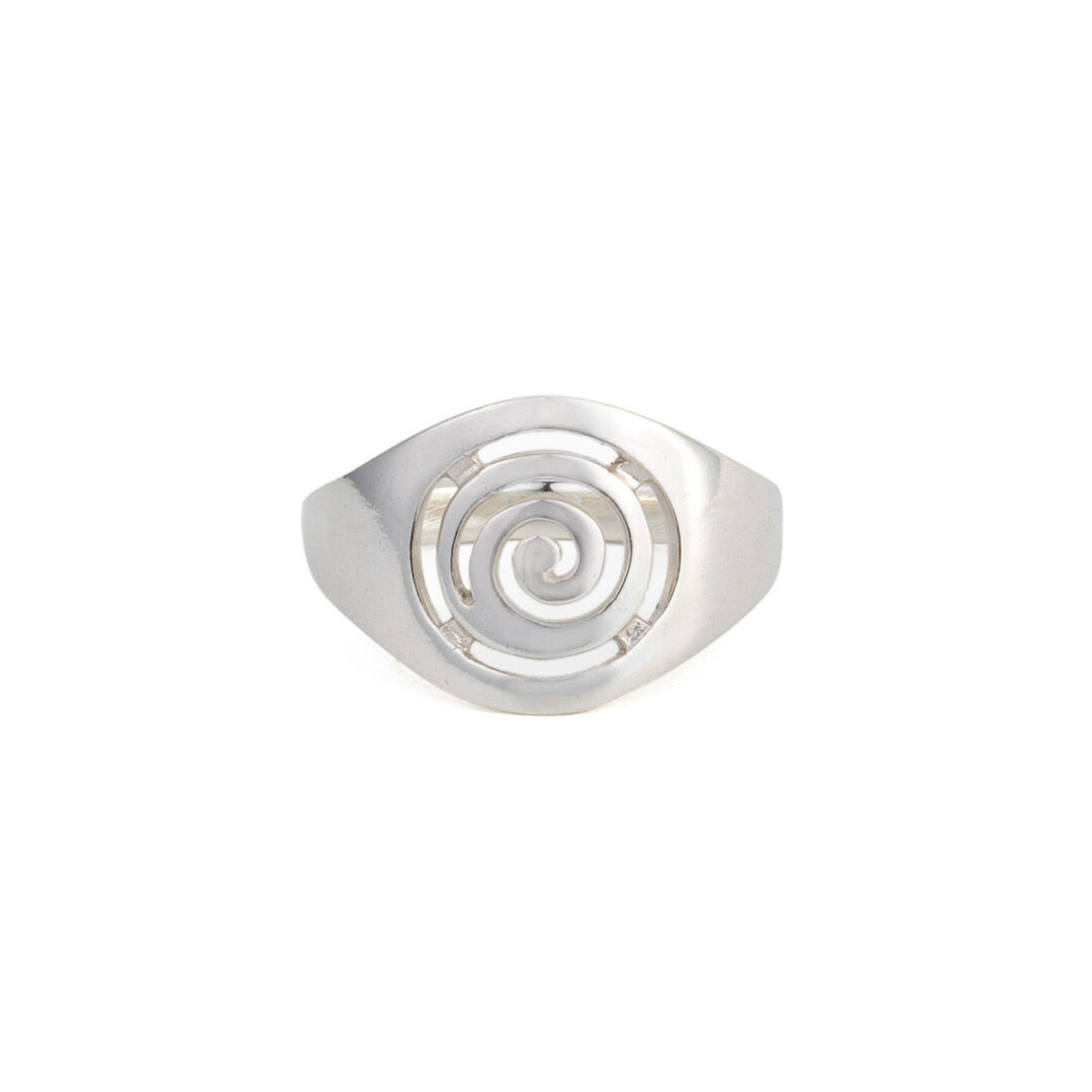 LI-DA-D265|LI-DA-D265m|LI-DA-D265b|package-roots Spiral Ring - 925 Sterling Silver