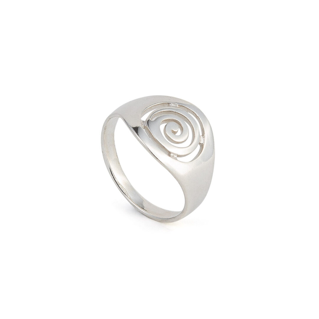LI-DA-D265b Spiral Ring - 925 Sterling Silver - Image 3