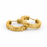 Meander - Hoop Earrings in Sterling Silver