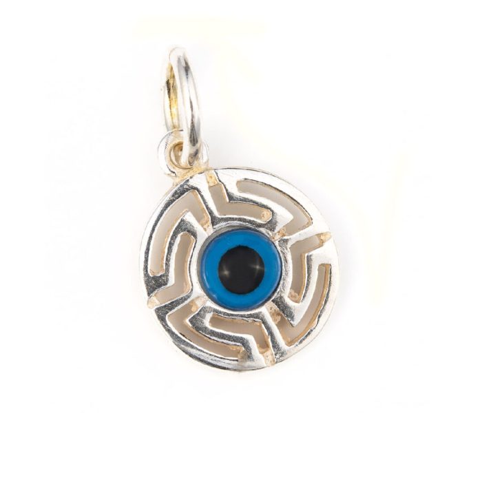Sterling Silver Evil Eye Pendant - Image 1