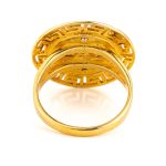 Alexander The Great Coin Ring - Sterling silver gold plated - Image 4