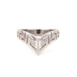 Sterling Silver Ring with Meander