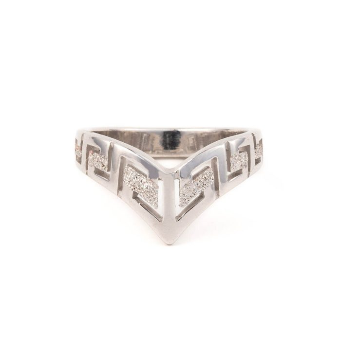 Sterling Silver Ring with Meander - Image 1