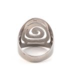 Spiral Sterling Silver Ring - Image 4