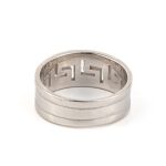 Greek key Meander Ring in Sterling Silver - Image 3