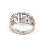 Greek key Ring in Sterling Silver - Image 3