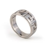 Greek key Ring in Sterling Silver - Image 2