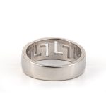 Greek key Ring in Sterling Silver - Image 3