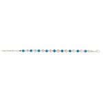 Spiral Bracelet - 925 Sterling Silver with Opal - Image 3