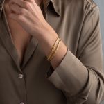 Βραχιόλι Link Μαίανδρος - Επιχρυσωμένο Ασήμι 925 - Image 2