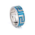 Greca Opal Ring – 925 Sterling Silver - Image 2