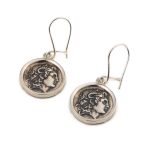 Alexander the Great Coin Earrings - 925 Sterling Silver - Image 6