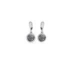 Vergina Sun Earrings - Sterling Silver - Image 3