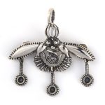 Malia bees pendant and brooch in sterling silver - Image 2