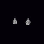 Athena and Wise Owl Coin Pendant - Sterling Silver and Gold Plated - Image 3