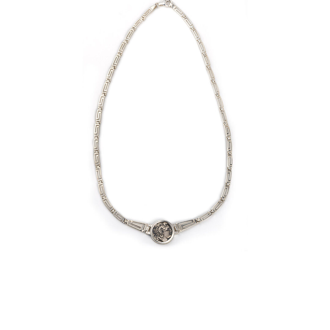 MI-N-03859018 Alexander The Great Coin Necklace