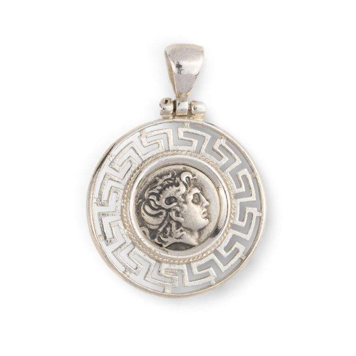 Alexander the Great Coin Pendant - Sterling Silver - Image 1