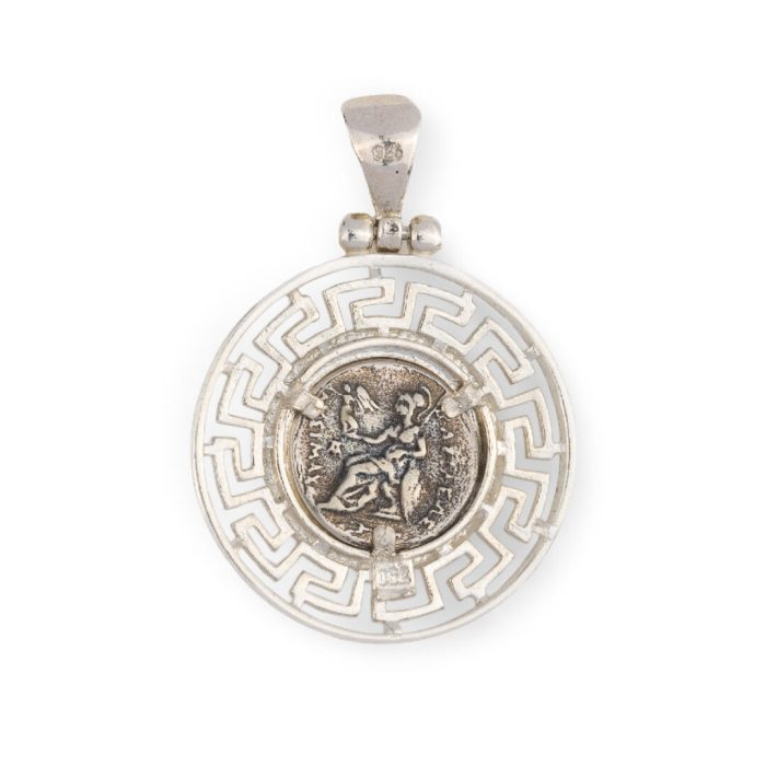 Alexander the Great Coin Pendant - Sterling Silver - Image 3