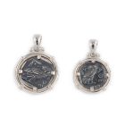 Goddess Athena and Owl Pendant - 925 Sterling Silver - Image 5