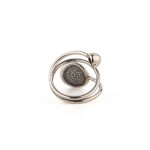 Phaistos Disc Ring – Sterling Silver - Image 3