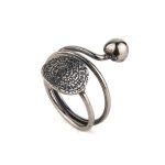 Adjustable Phaistos Ring – 925 Sterling Silver - Image 5