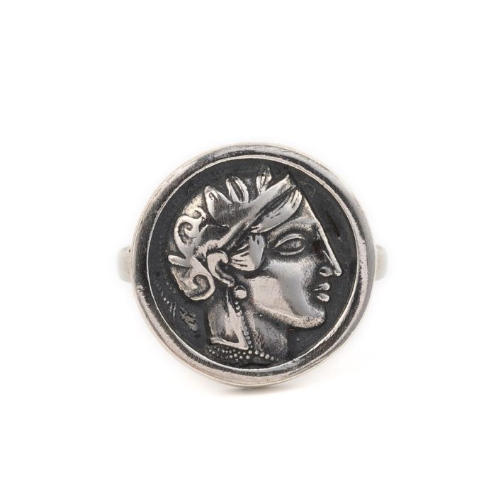 Δαχτυλίδι Θεά Αθηνά της Σοφίας - Ασήμι 925 - Image 1