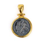 Alexander the Great Pendant - Sterling Silver and Gold Plated - Image 5