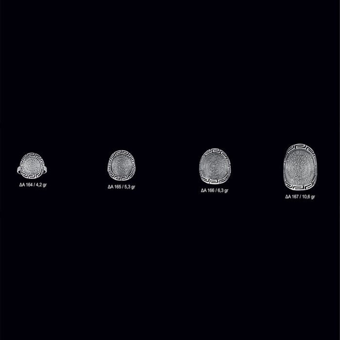 Δαχτυλίδι με Δίσκο της Φαιστού – Ασήμι 925 - Image 9