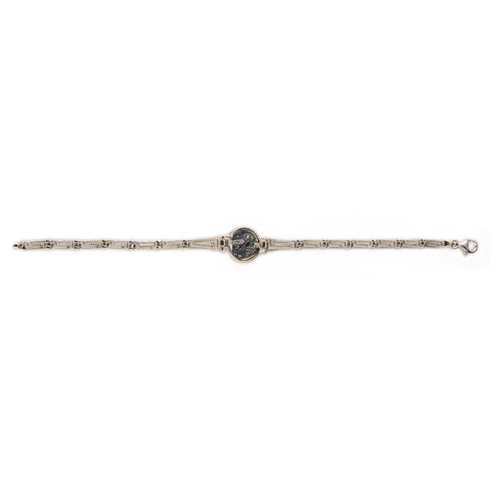 Goddess Athena Coin Bracelet – Sterling Silver 925 - Image 5