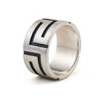 Eternity Greek Key Ring - 925 Sterling Silver - Image 3