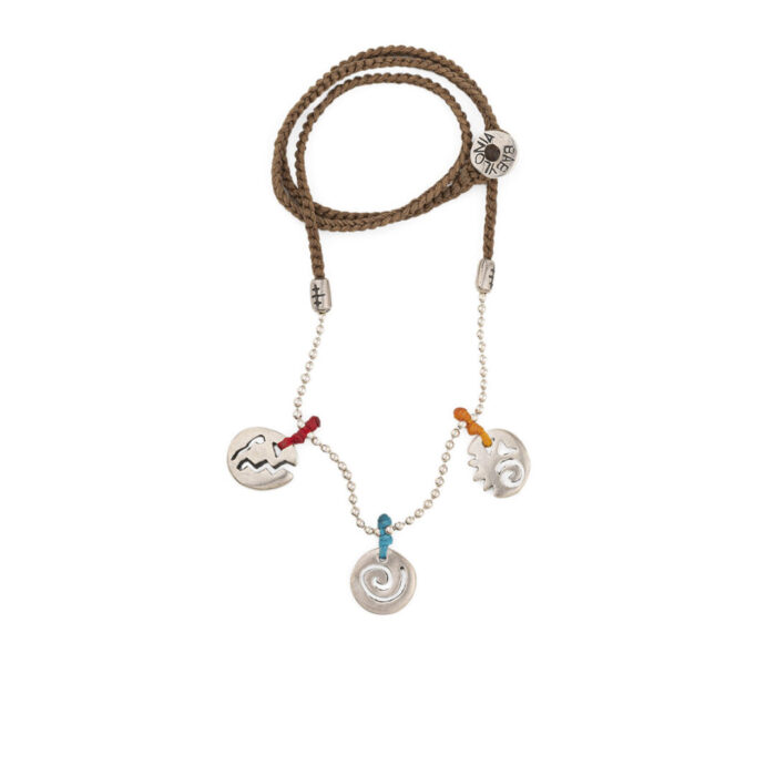 Babylonia Necklace Charms Linked – 935 Sterling Silver - Image 1