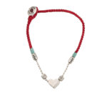 Babylonia Βραχιόλι Heart in Links – Ασήμι 935