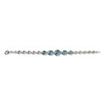 Spiral Bracelet - 925 Sterling Silver with Opal - Image 9