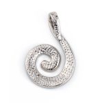 Blue Opal Spiral Pendant - Image 3