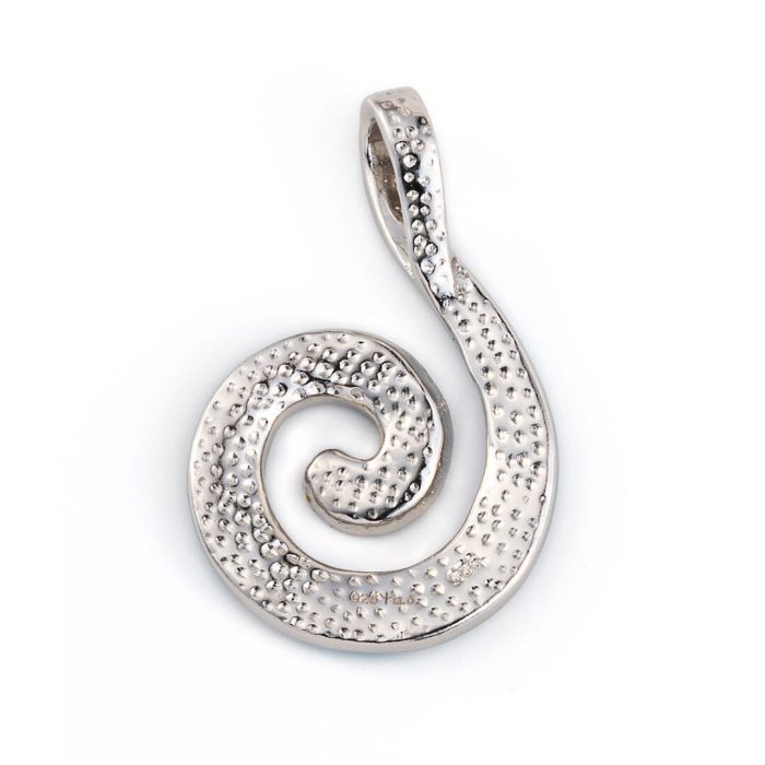 Blue Opal Spiral Pendant - Image 3
