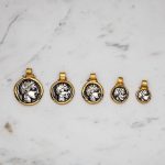 Athena Greek Goddess Coin Pendant - 14K Gold and Sterling Silver - Image 7