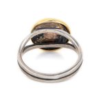 Hercules Coin Ring - 14k Gold and Sterling Silver - Image 3
