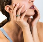 Vergina Star Ring - 14K Gold and Sterling Silver - Image 2